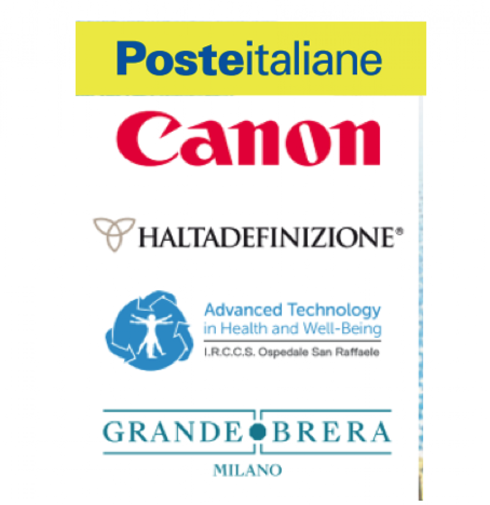 Poste Italiane, Canon Italia, Haltadefinizione (Panini Cultura), Grande Brera e CTA Salute e Benessere (IRCCS San Raffaele)
